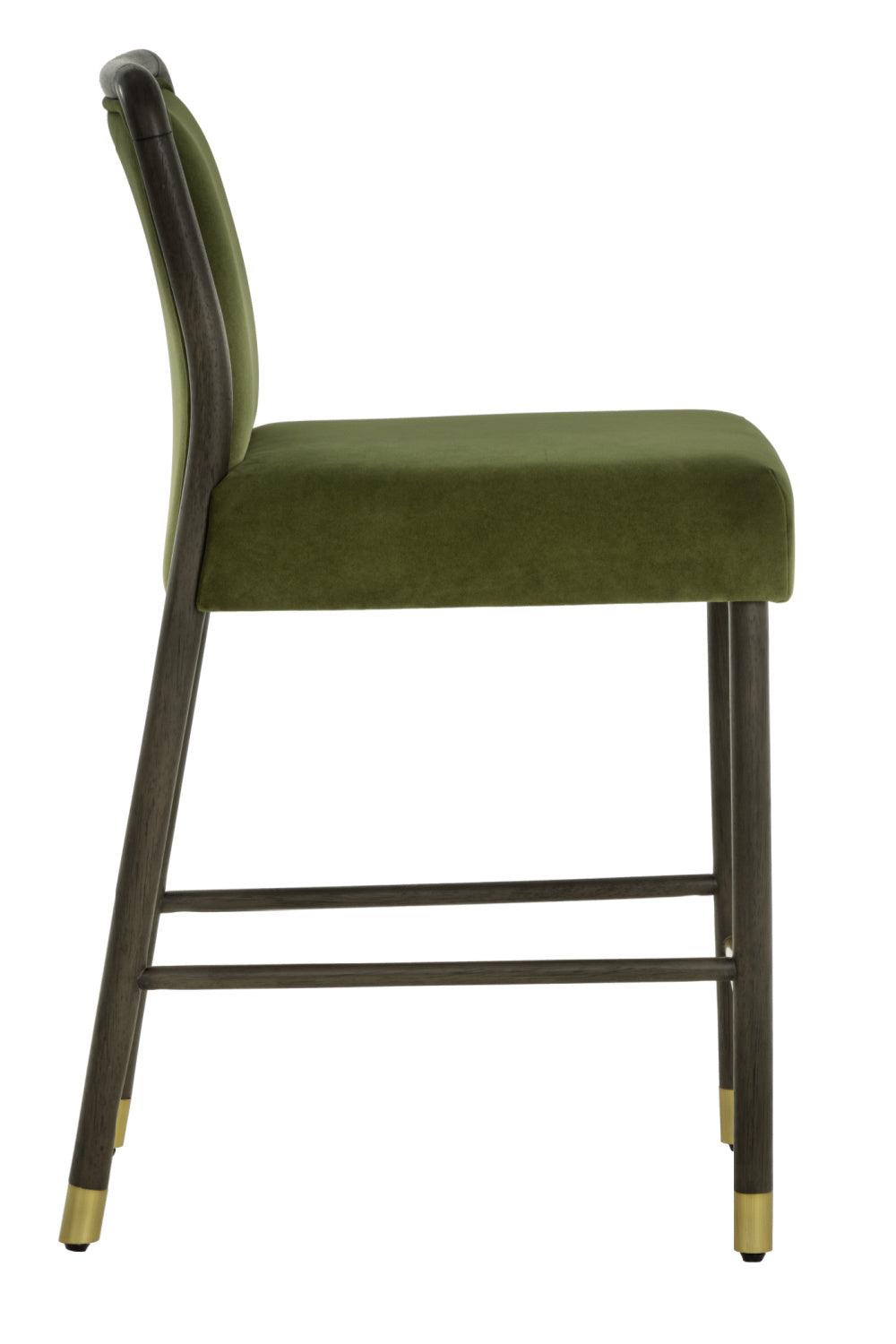 Modern European furniture - Green Upholstered Counter Stool - www.oroa.com | Oroa.com