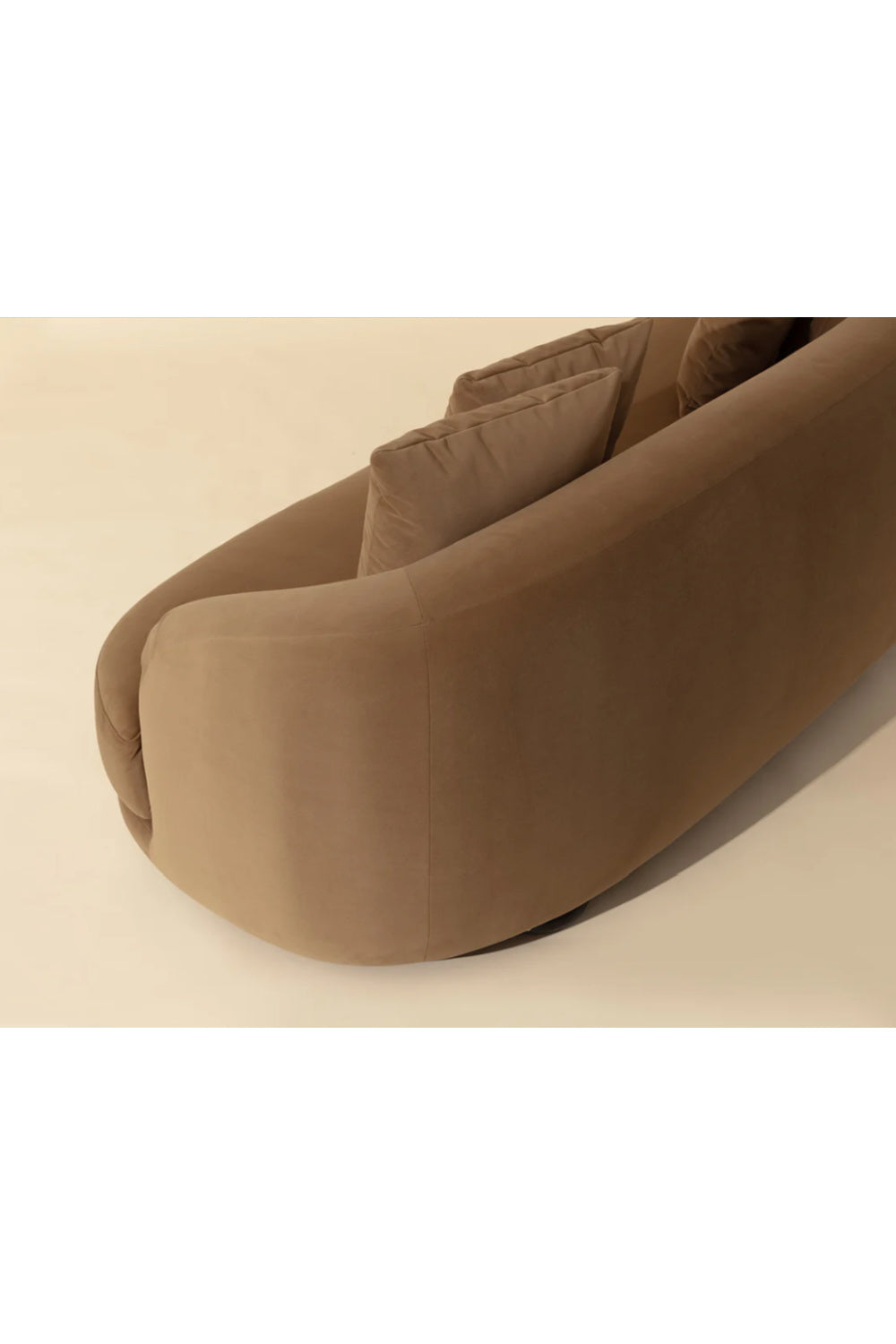 Modern European furniture - Minimalist Rounded-Back Sofa - www.oroa.com | Oroa.com