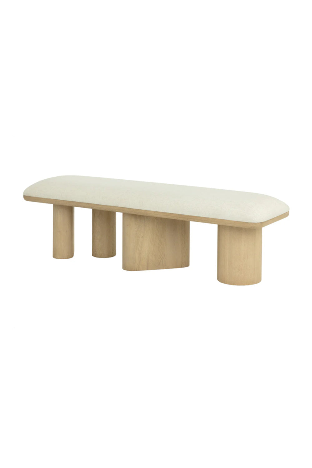 Light Oak Accent Bench | Splendido Hiro | Oroa.com