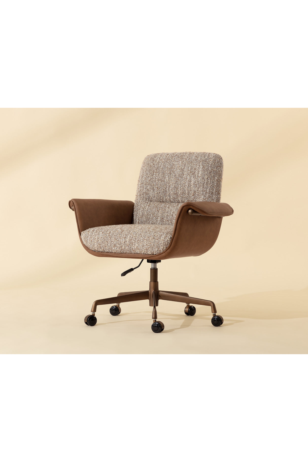 Modern European furniture - Leather Look Arm Office Chair - www.oroa.com | Oroa.com