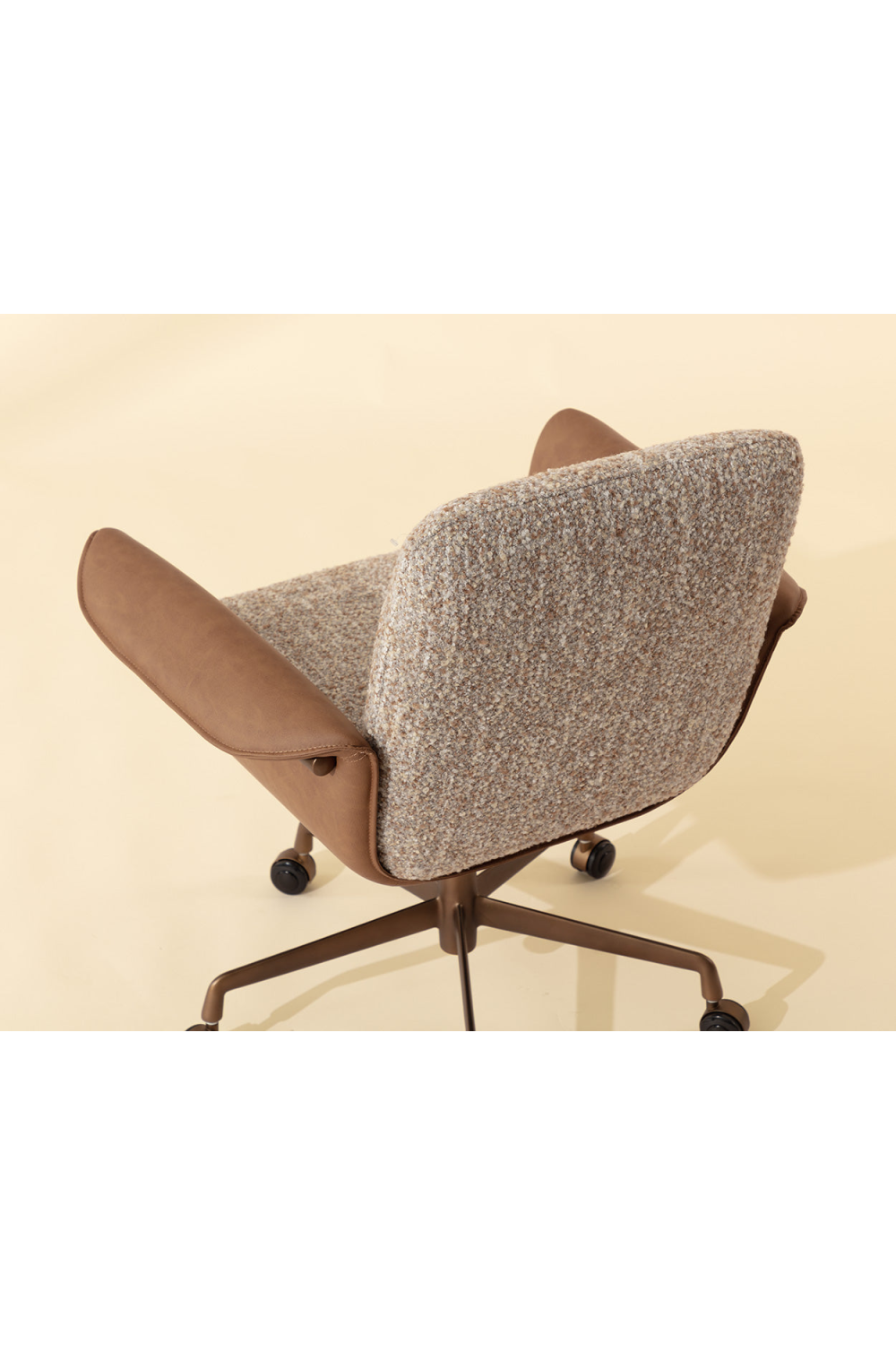 Modern European furniture - Leather Look Arm Office Chair - www.oroa.com | Oroa.com