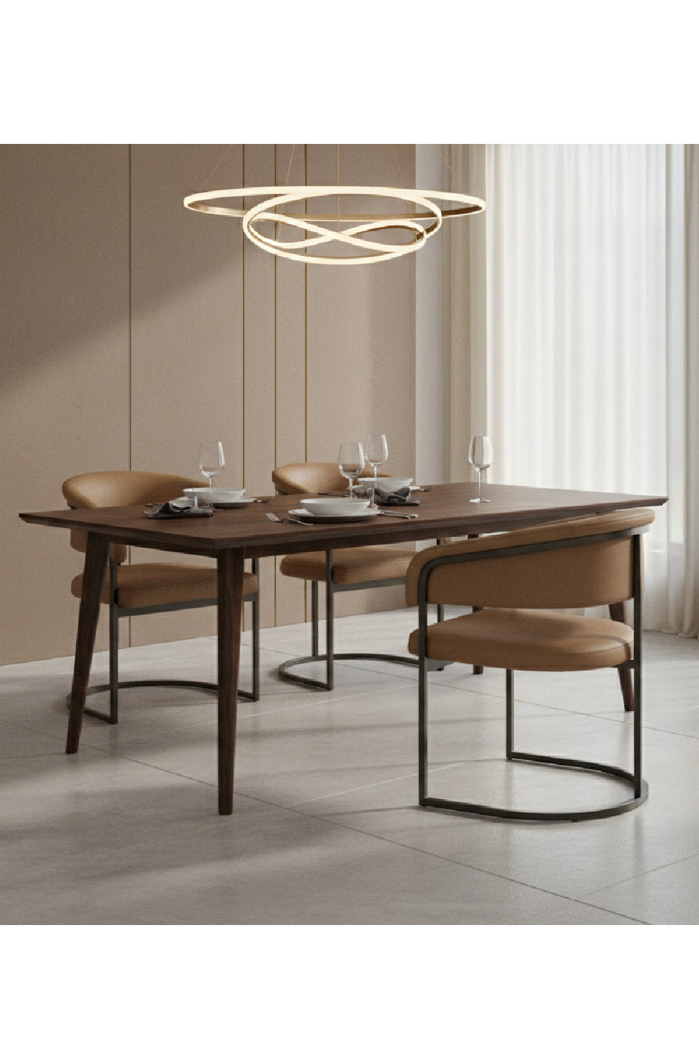 Modern European furniture - Cantilevered Frame Dining Armchair - www.oroa.com | Oroa.com