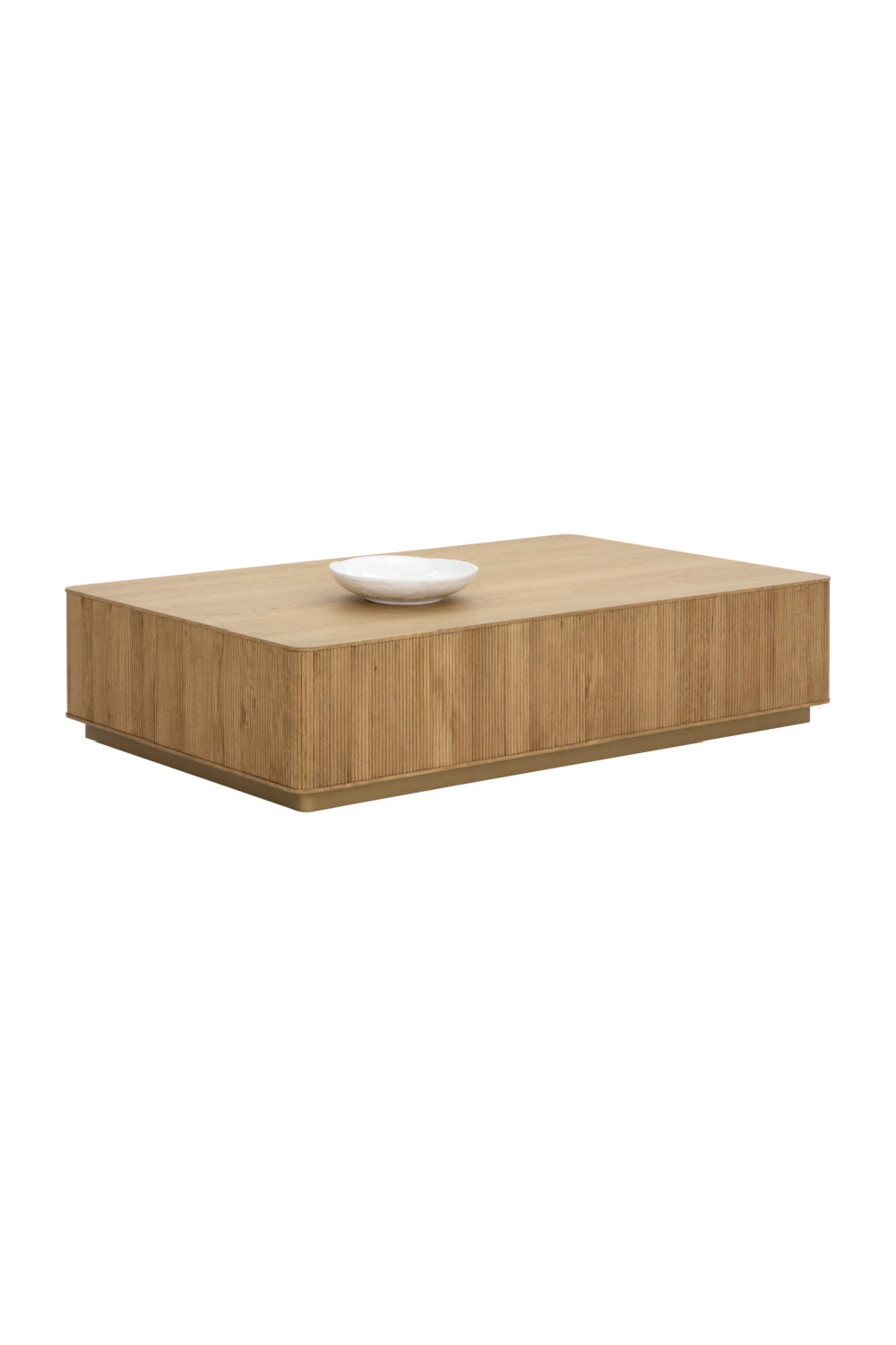 Modern European furniture - Reeded Oak Coffee Table - www.oroa.com | Oroa.com