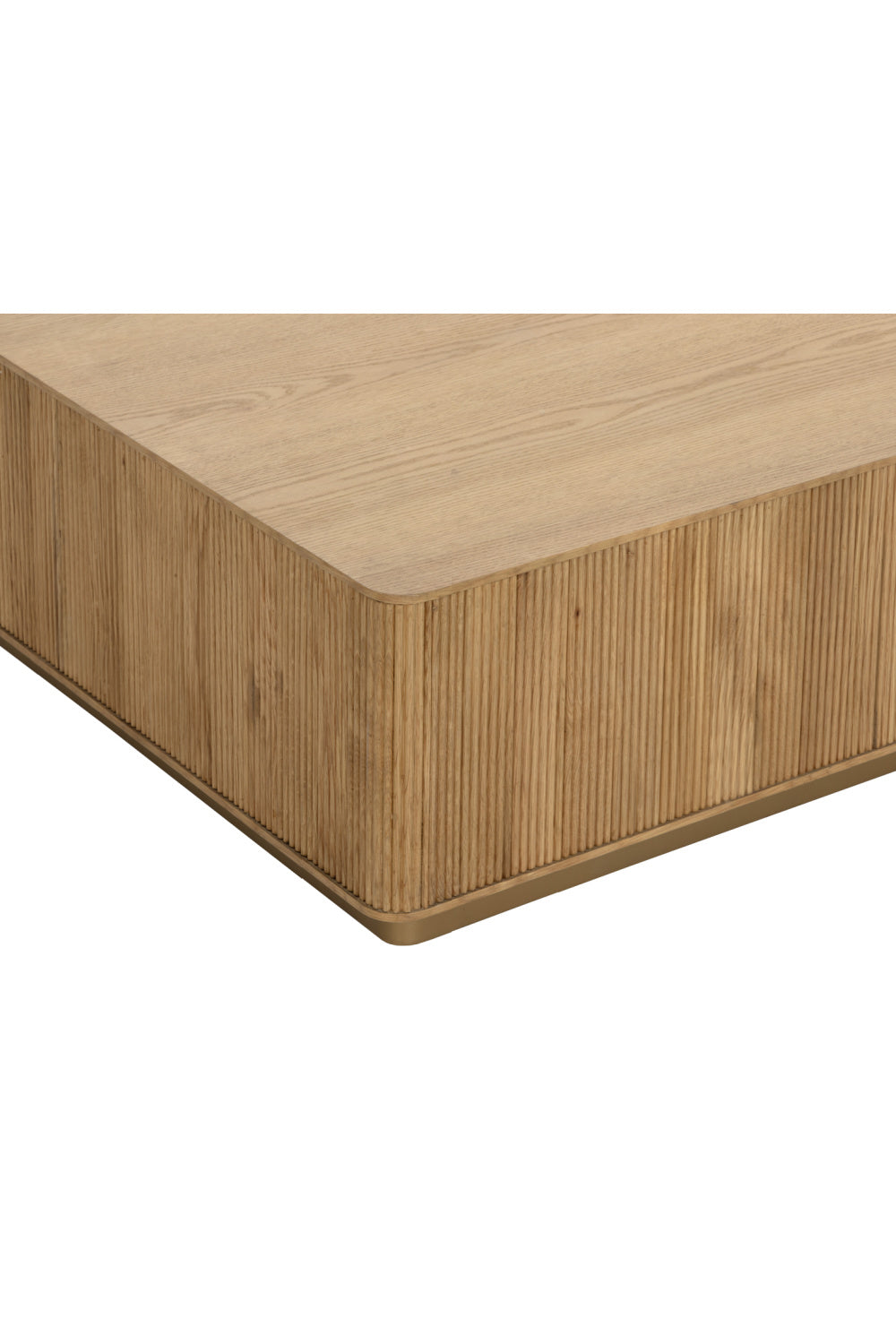 Modern European furniture - Reeded Oak Coffee Table - www.oroa.com | Oroa.com