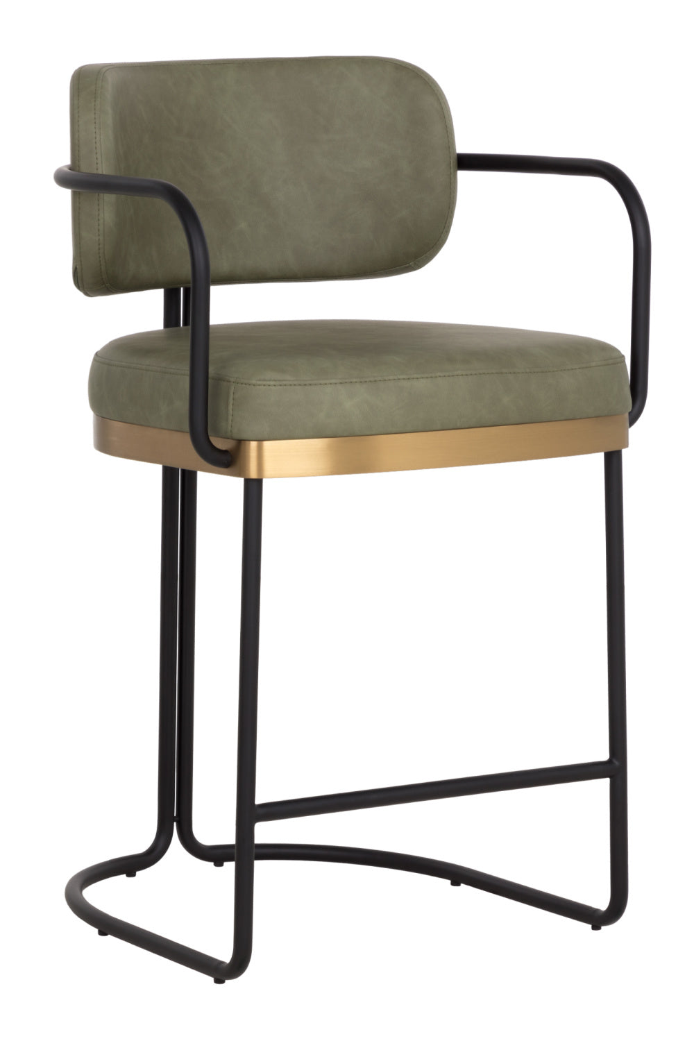 Modern European furniture - Modern Curved Seating Counter Stool - www.oroa.com | Oroa.com