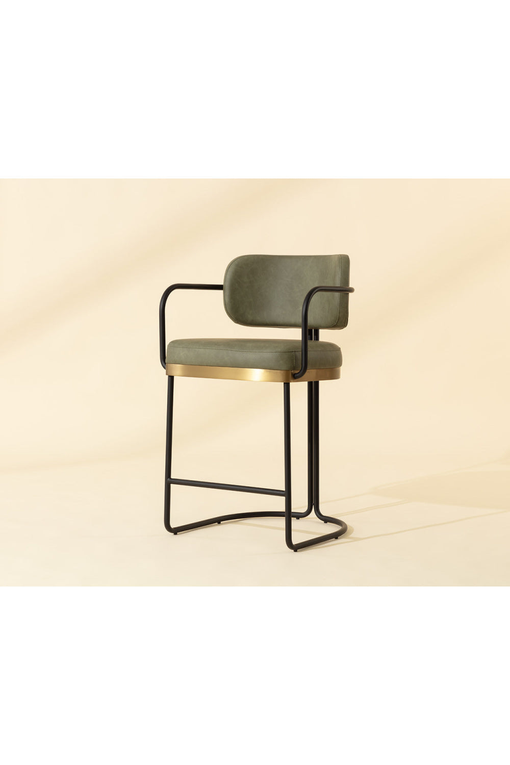 Modern European furniture - Modern Curved Seating Counter Stool - www.oroa.com | Oroa.com