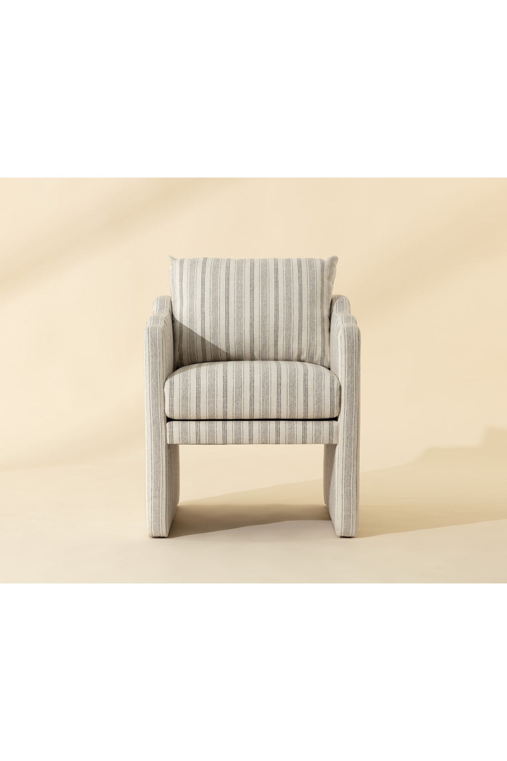 Modern European furniture - Stripe Patterned Dining Armchair - www.oroa.com | Oroa.com