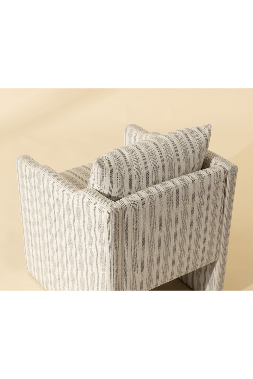 Modern European furniture - Stripe Patterned Dining Armchair - www.oroa.com | Oroa.com