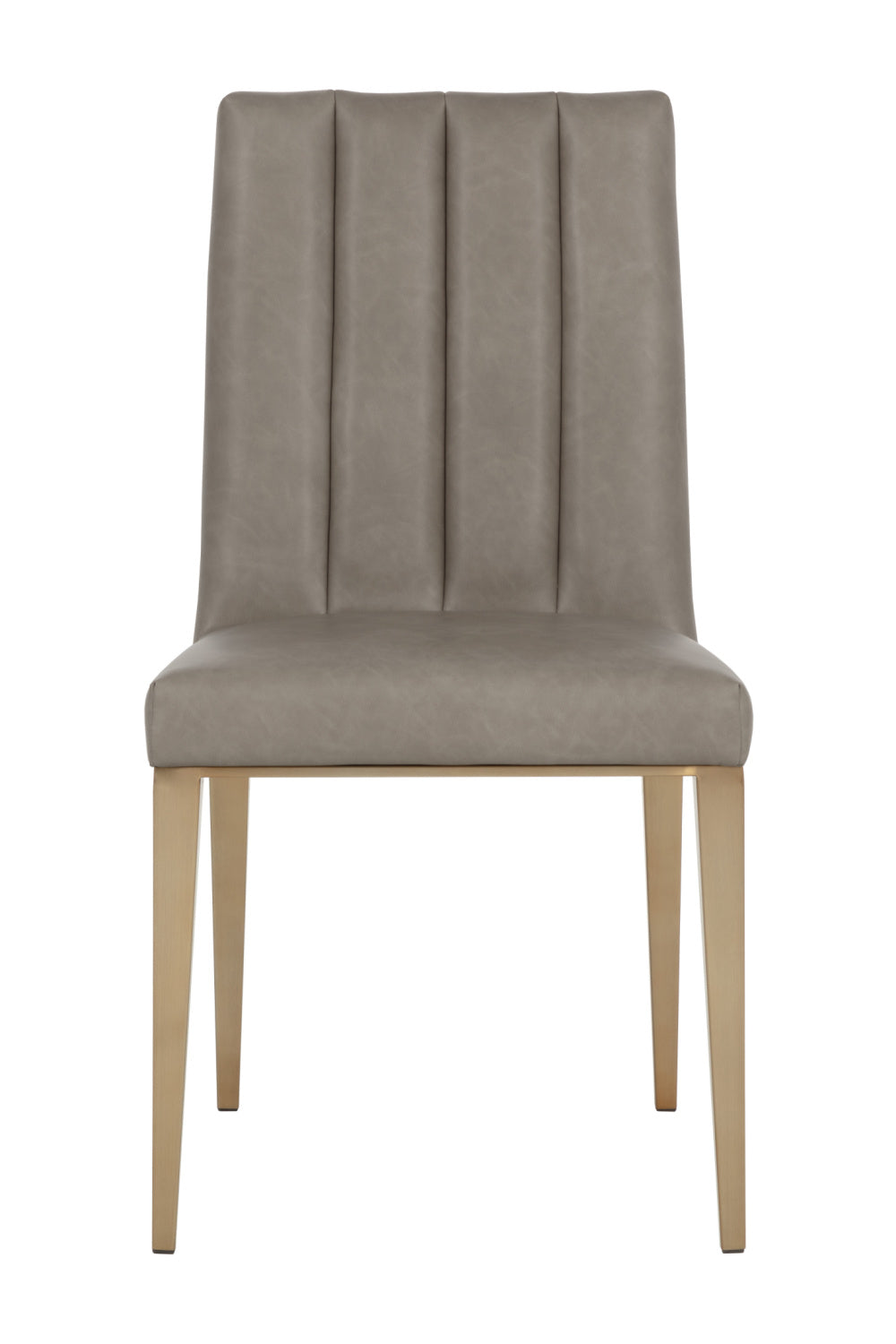 Modern European furniture - Vertical Channeled Dining Chairs (2) - www.oroa.com | Oroa.com