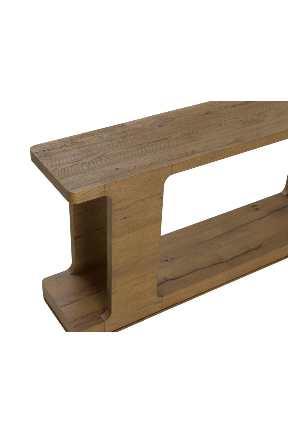 Modern European furniture - Textured Wood Console Table - www.oroa.com | Oroa.com