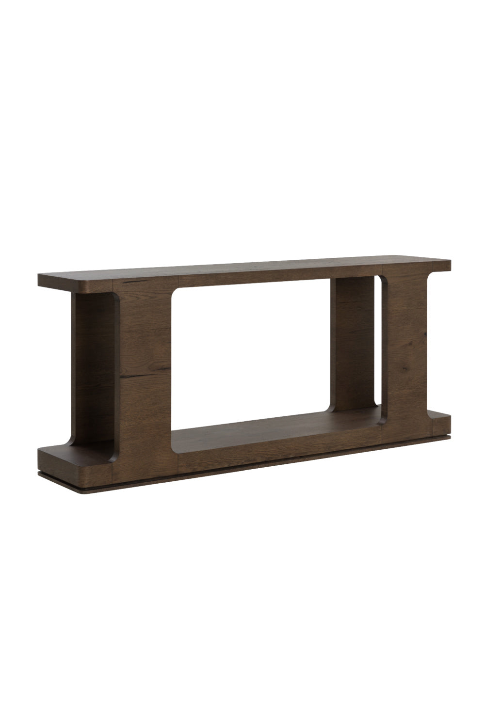 Modern European furniture - Textured Wood Console Table - www.oroa.com | Oroa.com