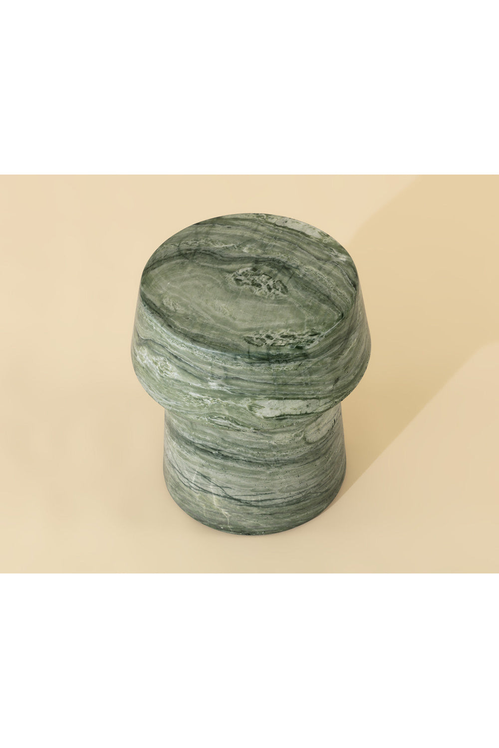 Modern European furniture - Marble Look Indoor/Outdoor End Table - www.oroa.com | Oroa.com