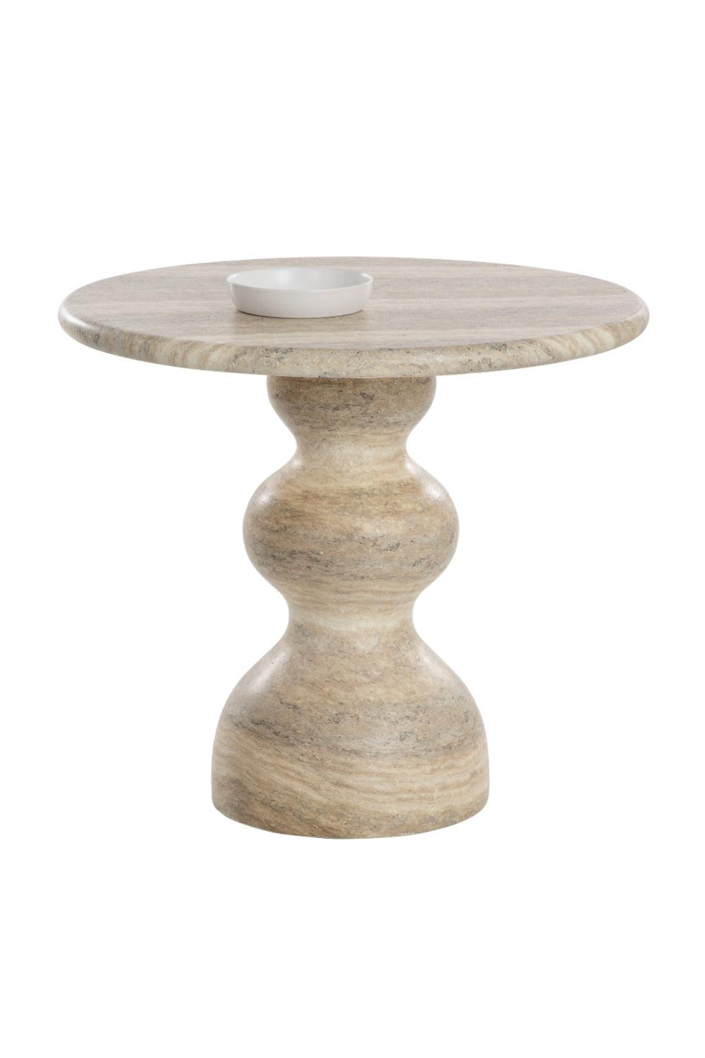 Modern European furniture - Marble-Look Indoor/Outdoor Concrete Bistro Table - www.oroa.com | Oroa.com