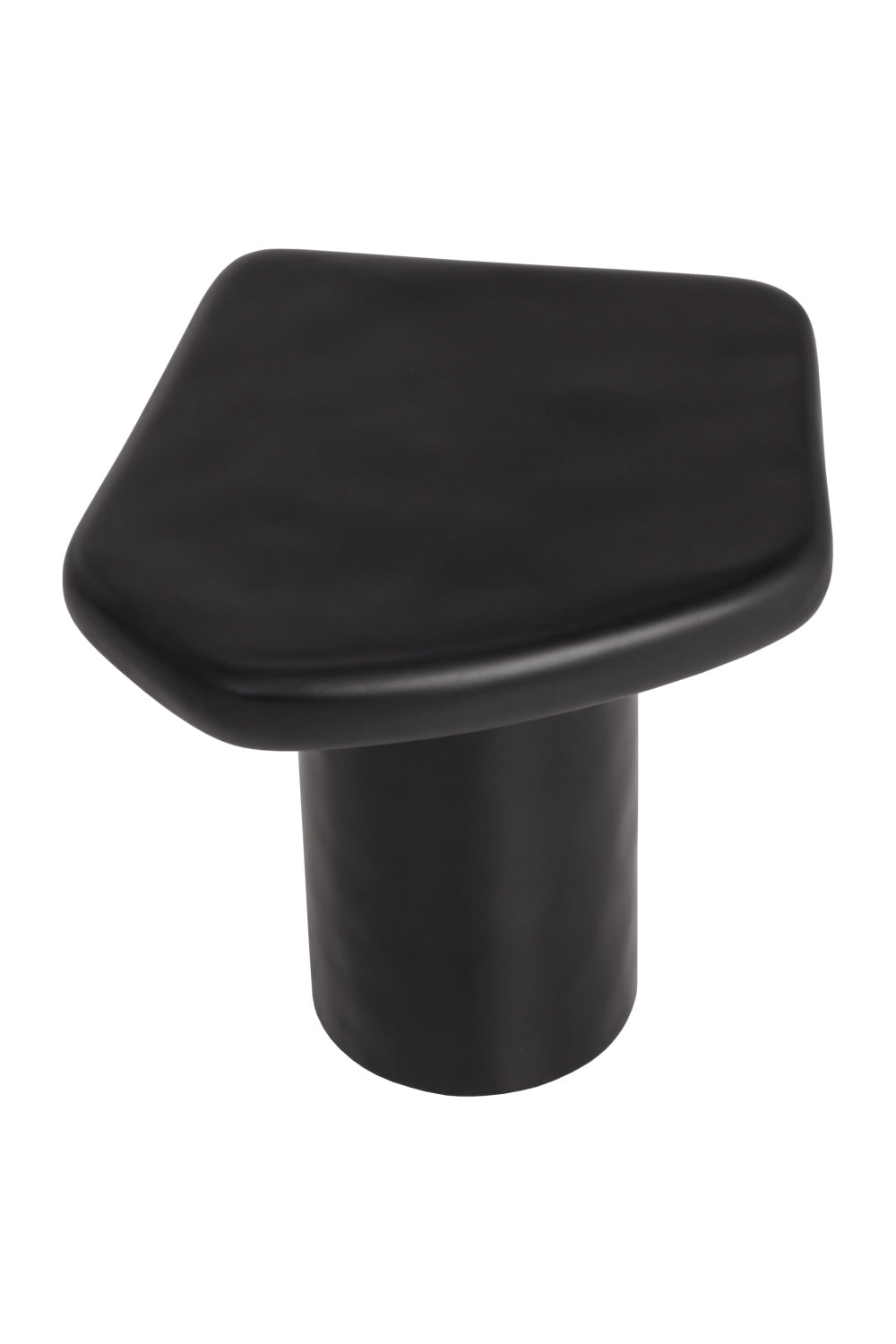 Black Organic-Shaped Indoor/Outdoor End Table | Splendido Detti | Oroa.com