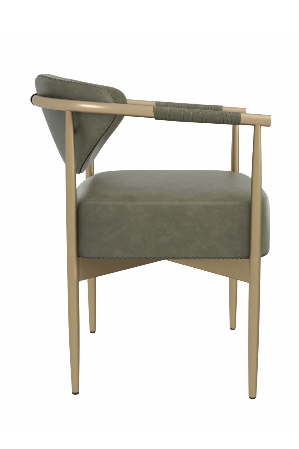 Modern European furniture - Leather Look Rope Dining Chair - www.oroa.com