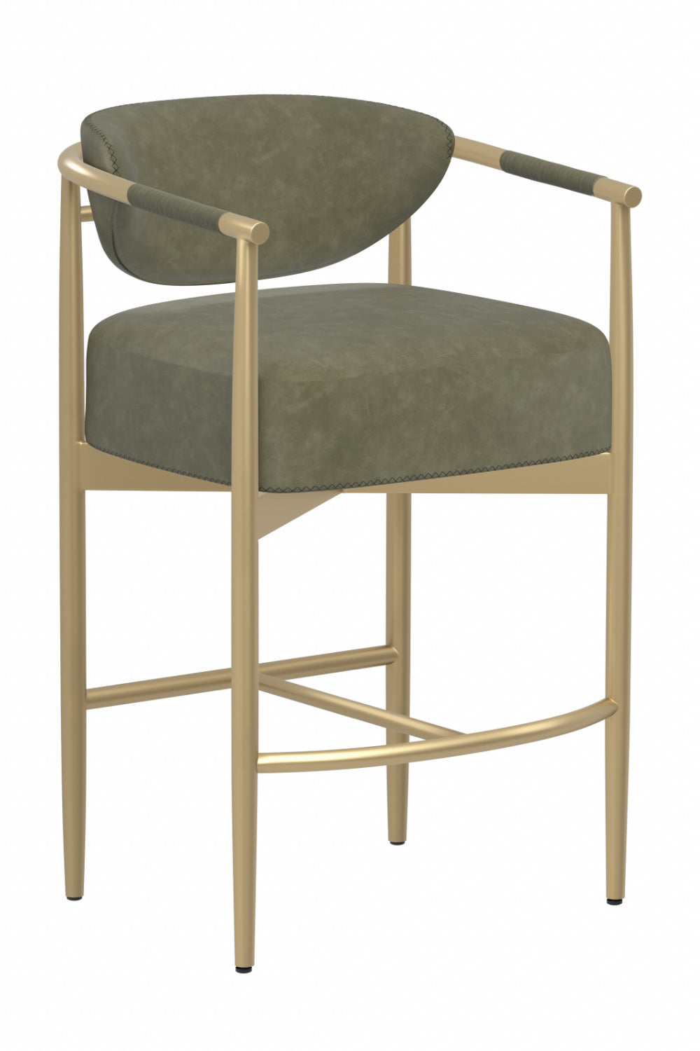 Modern European furniture - Curved Back Counter Stool - www.oroa.com | Oroa.com