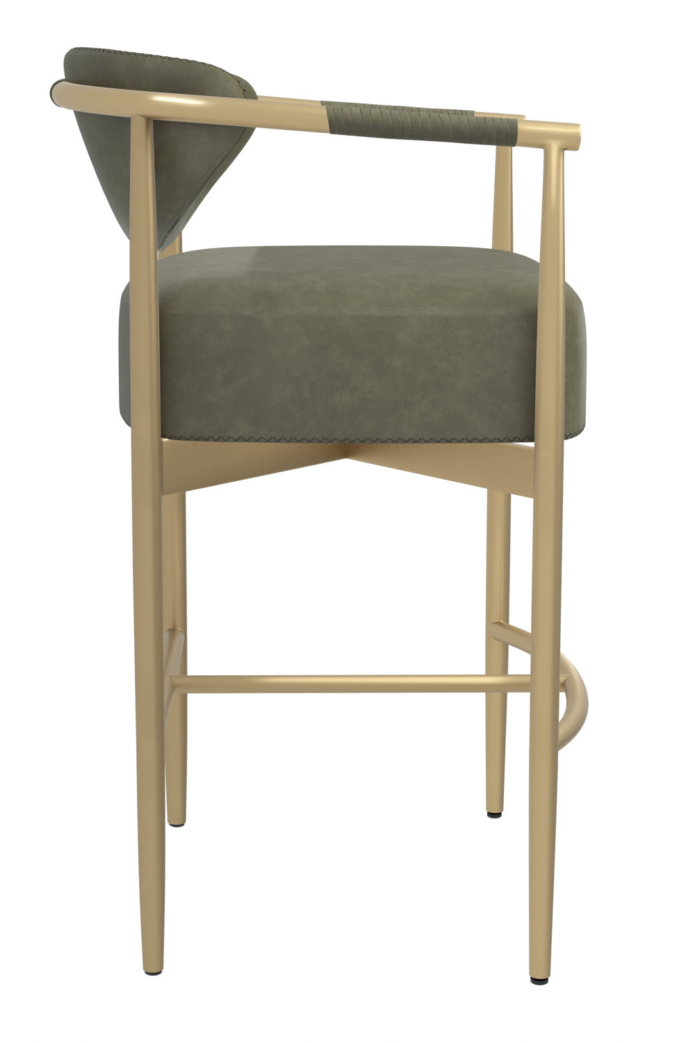 Modern European furniture - Curved Back Counter Stool - www.oroa.com | Oroa.com