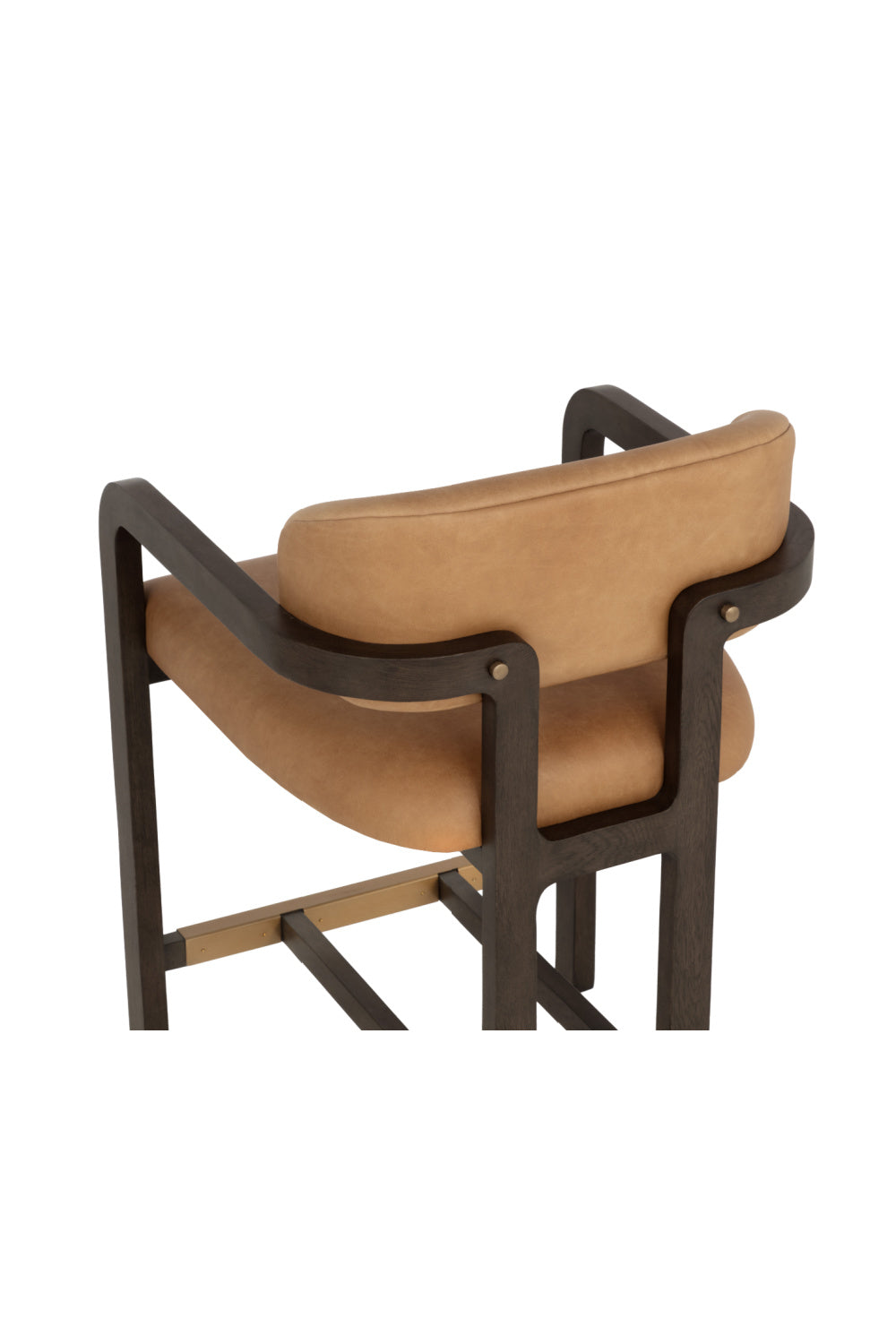 Brown Oak Framed Counter Stool | Splendido Madrone | Oroa.com