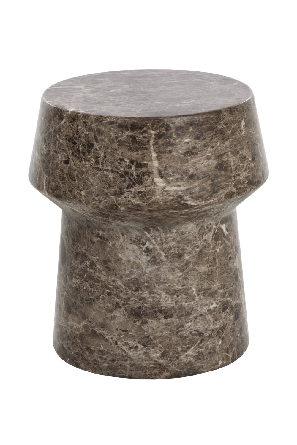 Modern European furniture - Marble Look Indoor/Outdoor End Table - www.oroa.com | Oroa.com