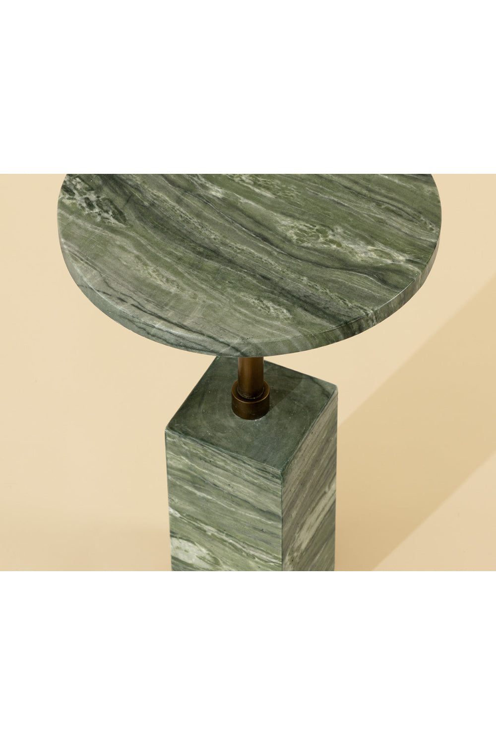 Modern European furniture - Marble-Look Indoor/Outdoor End Table - www.oroa.com | Oroa.com