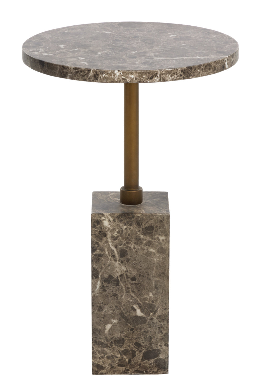Modern European furniture - Marble-Look Indoor/Outdoor End Table - www.oroa.com | Oroa.com