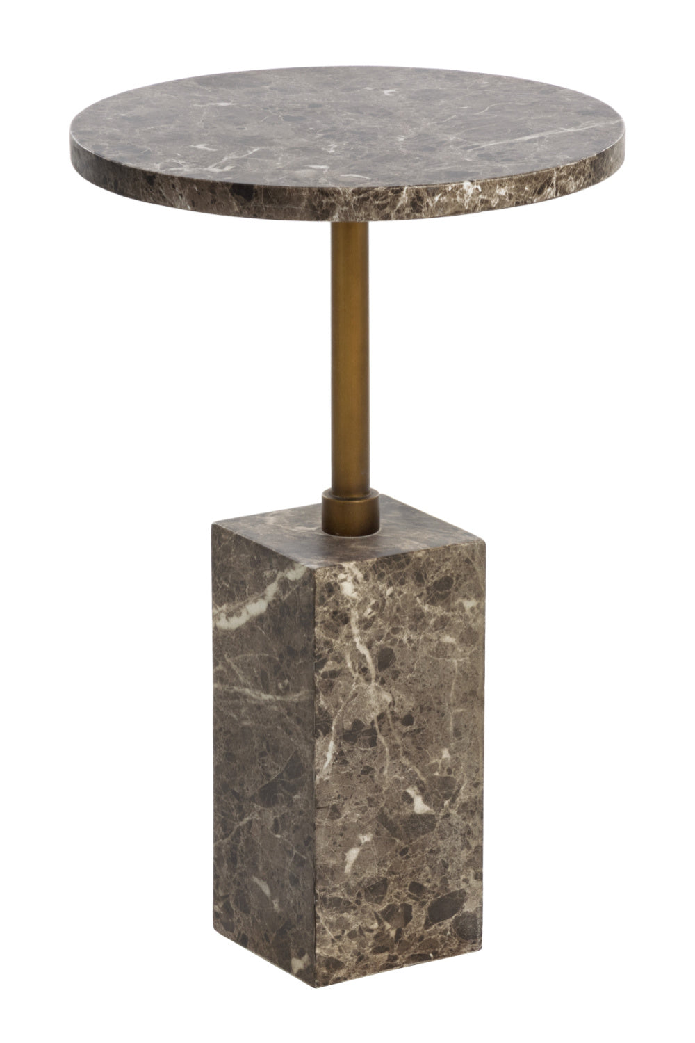 Modern European furniture - Marble-Look Indoor/Outdoor End Table - www.oroa.com | Oroa.com