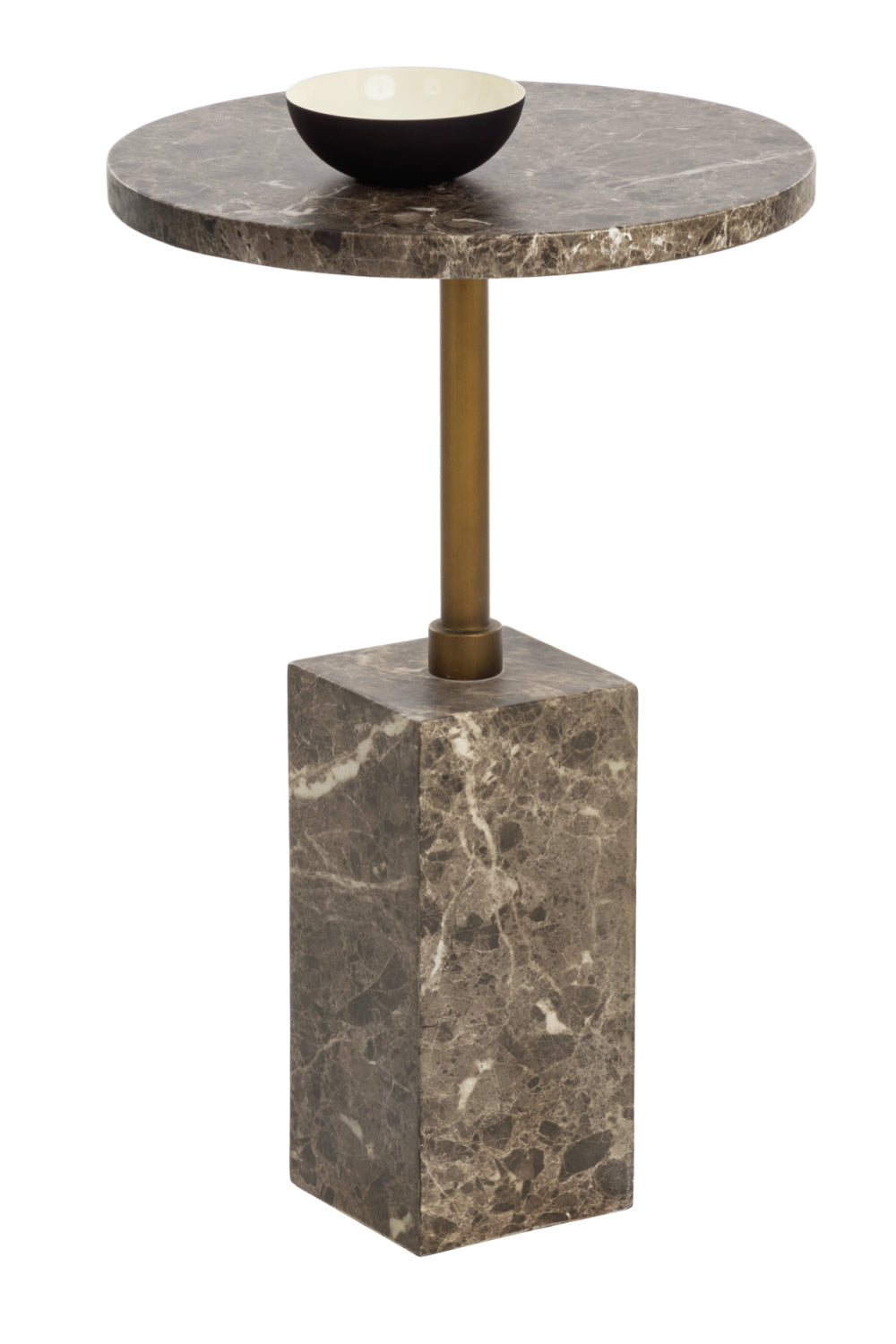 Modern European furniture - Marble-Look Indoor/Outdoor End Table - www.oroa.com | Oroa.com