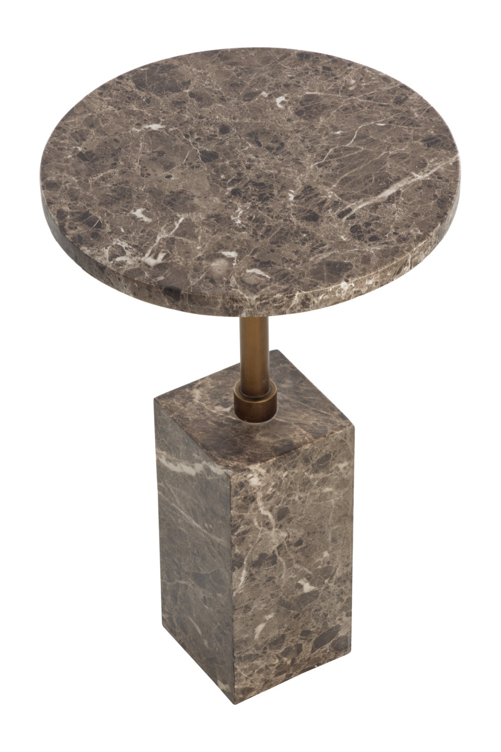 Modern European furniture - Marble-Look Indoor/Outdoor End Table - www.oroa.com | Oroa.com