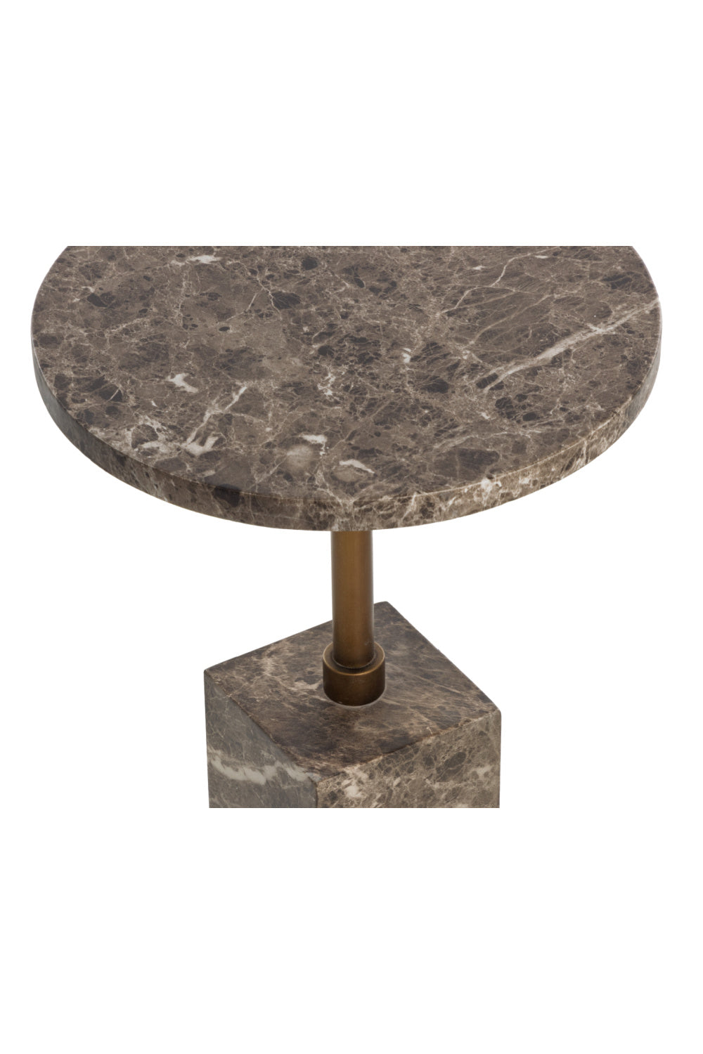 Modern European furniture - Marble-Look Indoor/Outdoor End Table - www.oroa.com | Oroa.com