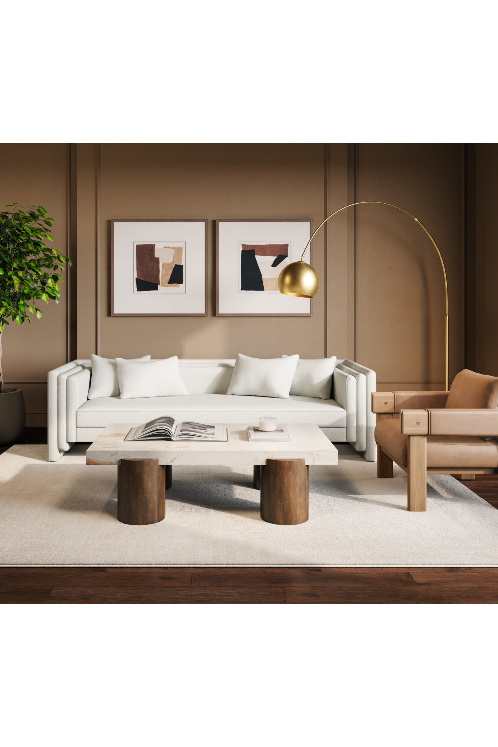 Modern European furniture - Fabric Collage Wall Art - www.oroa.com | Oroa.com
