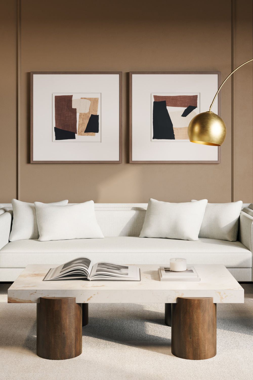 Modern European furniture - Fabric Collage Wall Art - www.oroa.com | Oroa.com