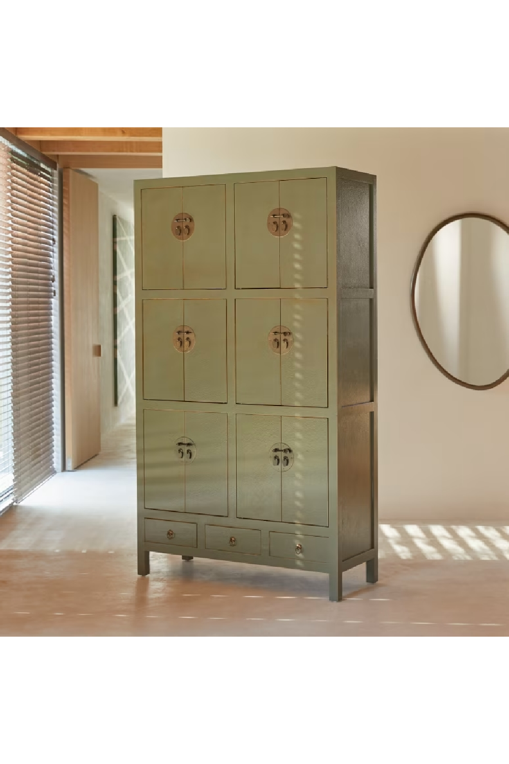 Solid Pine Wardrobe | Tikamoon Qing