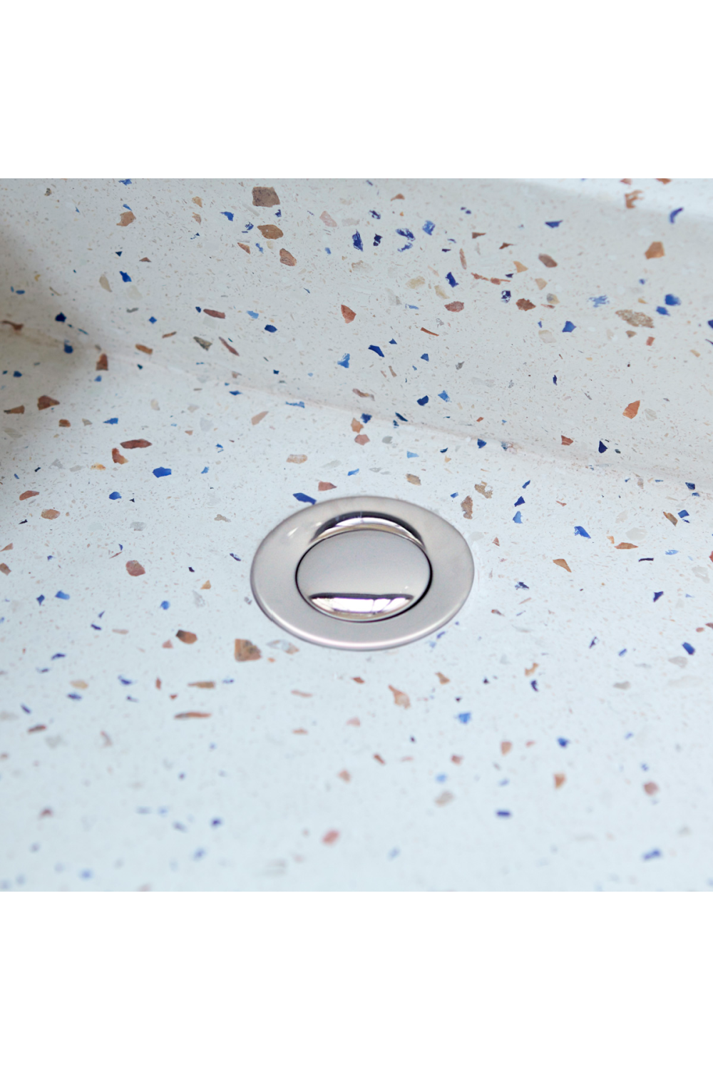 Square Terrazzo Bathroom Sink | Tikamoon Pegase | OROA TRADE