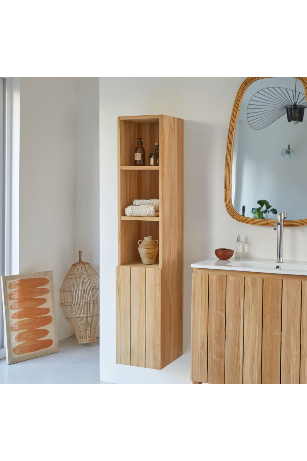 Solid Teak Column | Oroa.com