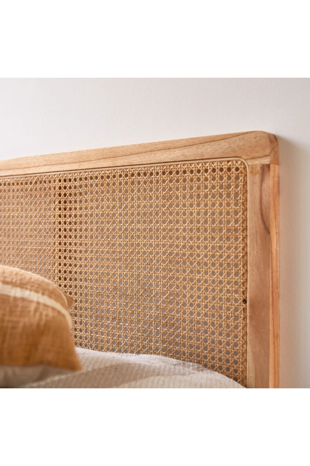 Rattan Canework Single Headboard | Tikamoon Adele | OROA.COM