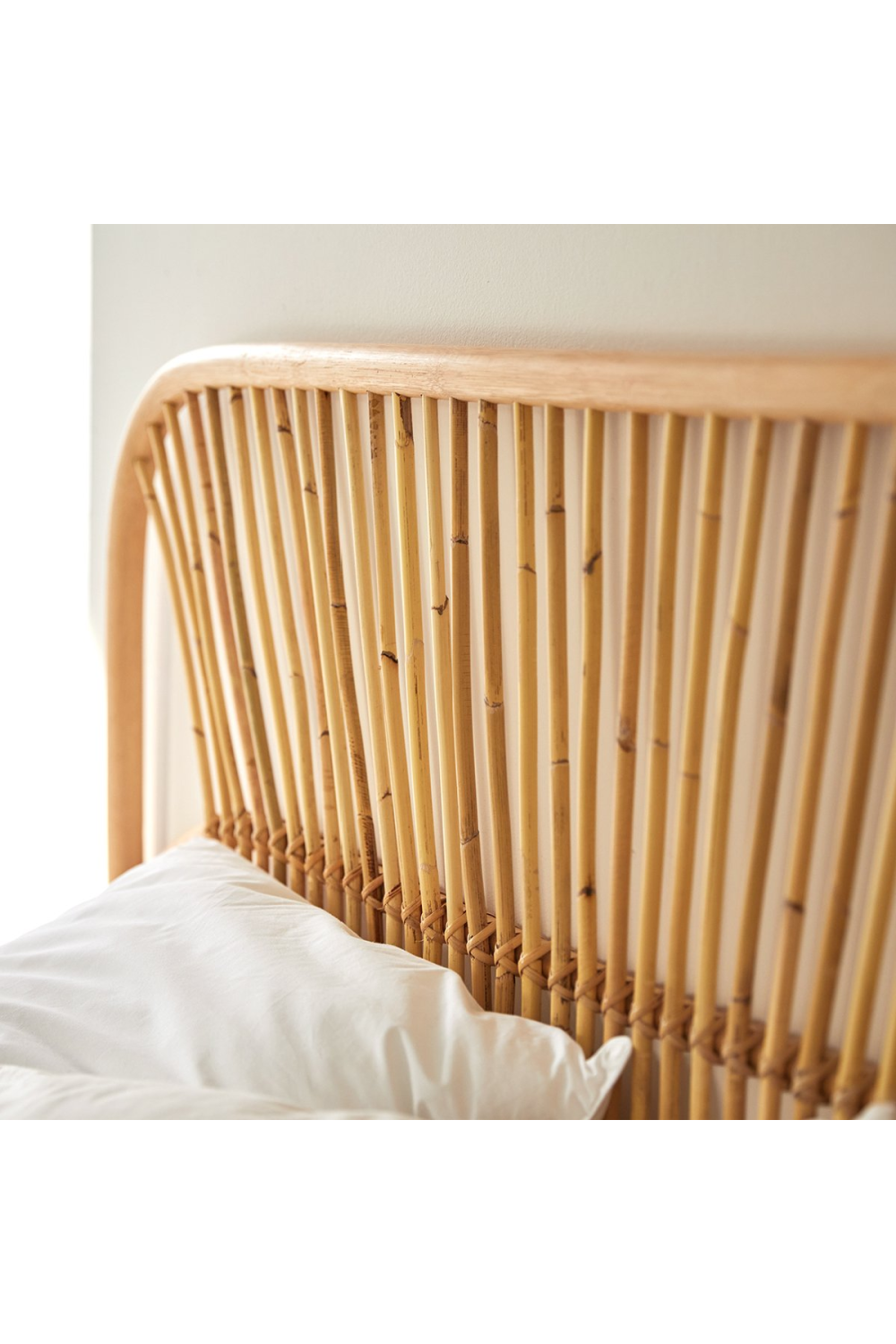 Rattan Queen Headboard 63" | Tikamoon Colette | OROA.COM
