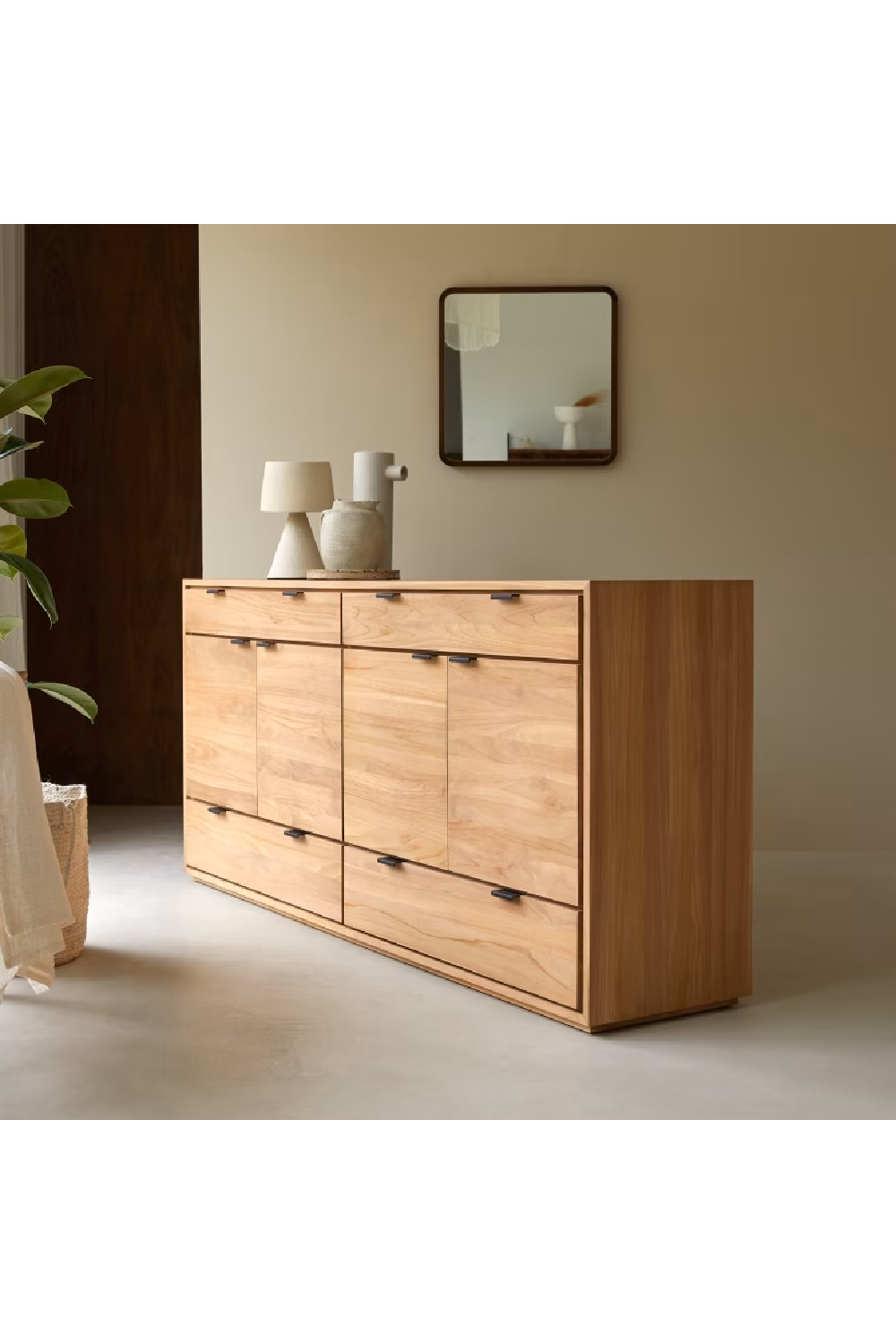 Solid Teak Sideboard | Tikamoon Senson | Oroatrade.com