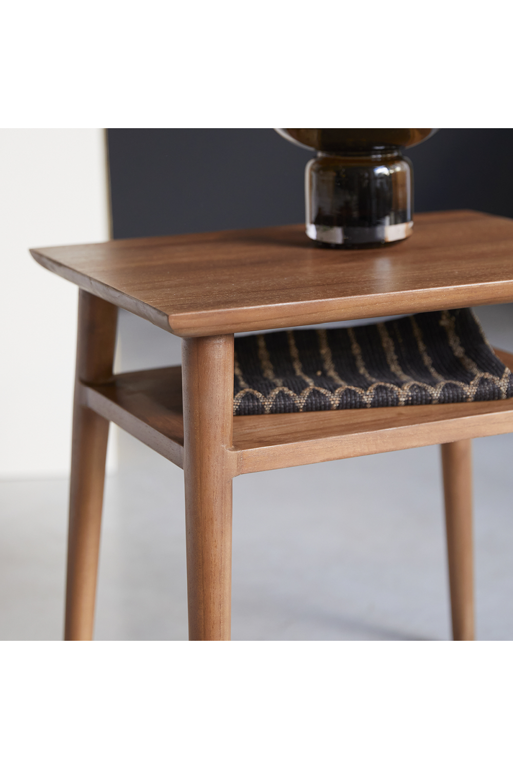 Teak Bedside Table | Tikamoon Vintage | OROA TRADE