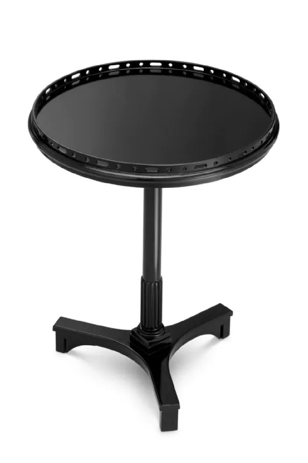 Black Column Base Side Table | Eichholtz Roentgen | Oroa.com