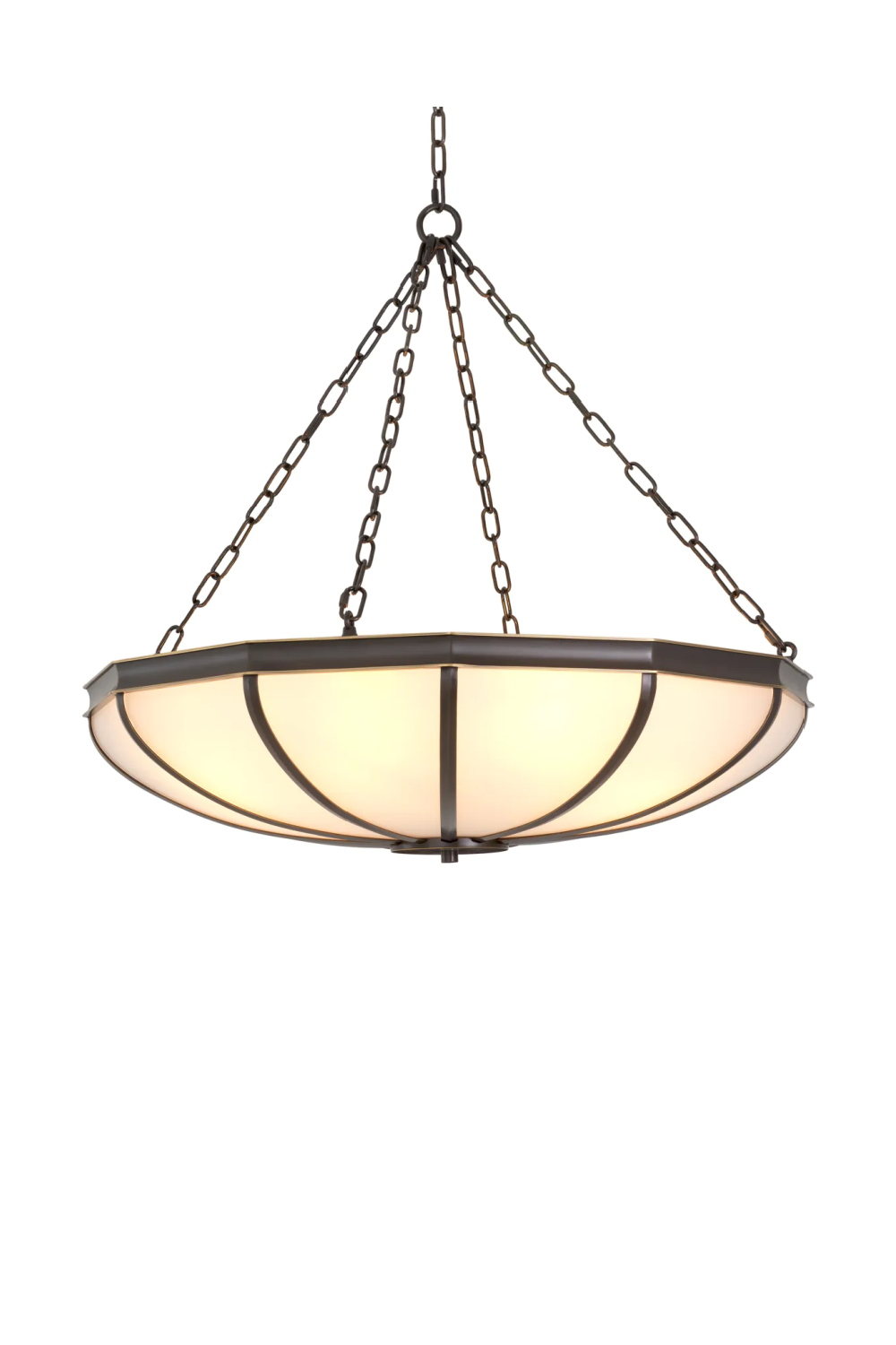 Bronze Framed Glass Chandelier | Met x Eichholtz Jenkin | Oroa.com