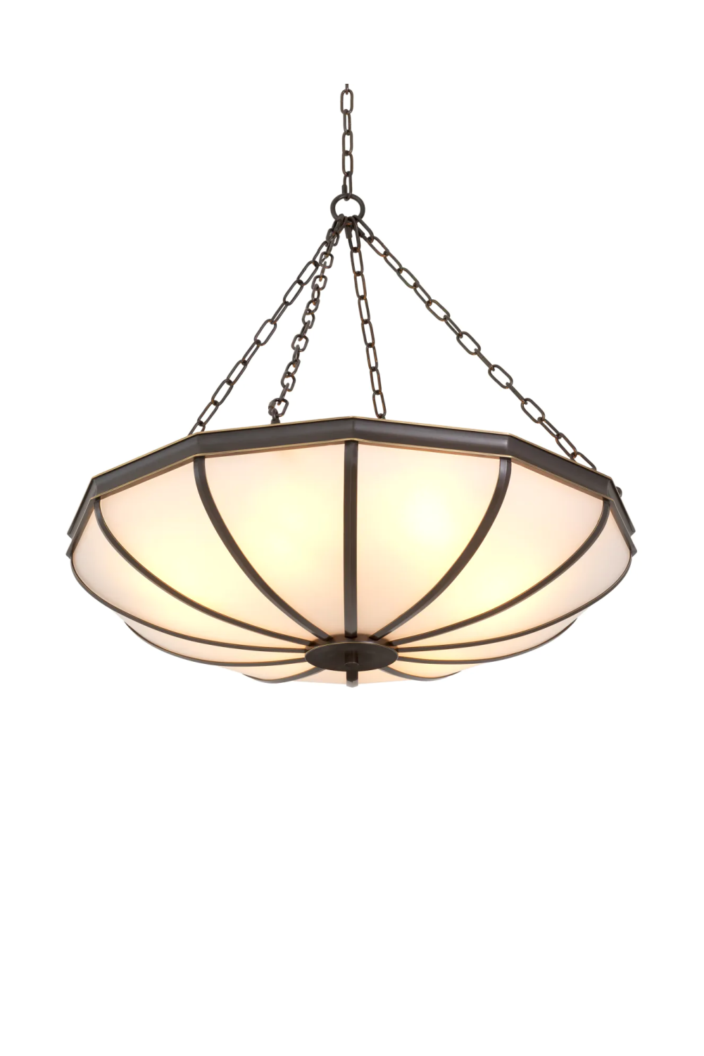 Bronze Framed Glass Chandelier | Met x Eichholtz Jenkin | Oroa.com