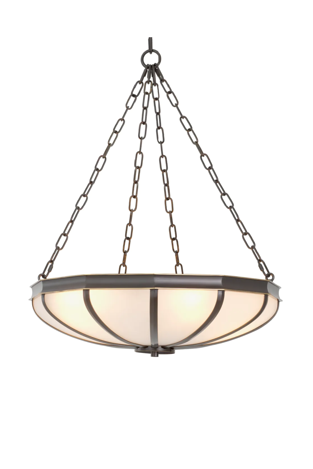 Bronze Framed Glass Chandelier | Met x Eichholtz Jenkin | Oroa.com