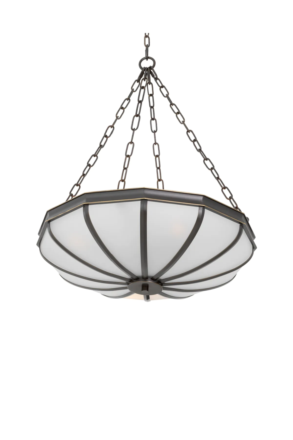 Bronze Framed Glass Chandelier | Met x Eichholtz Jenkin | Oroa.com