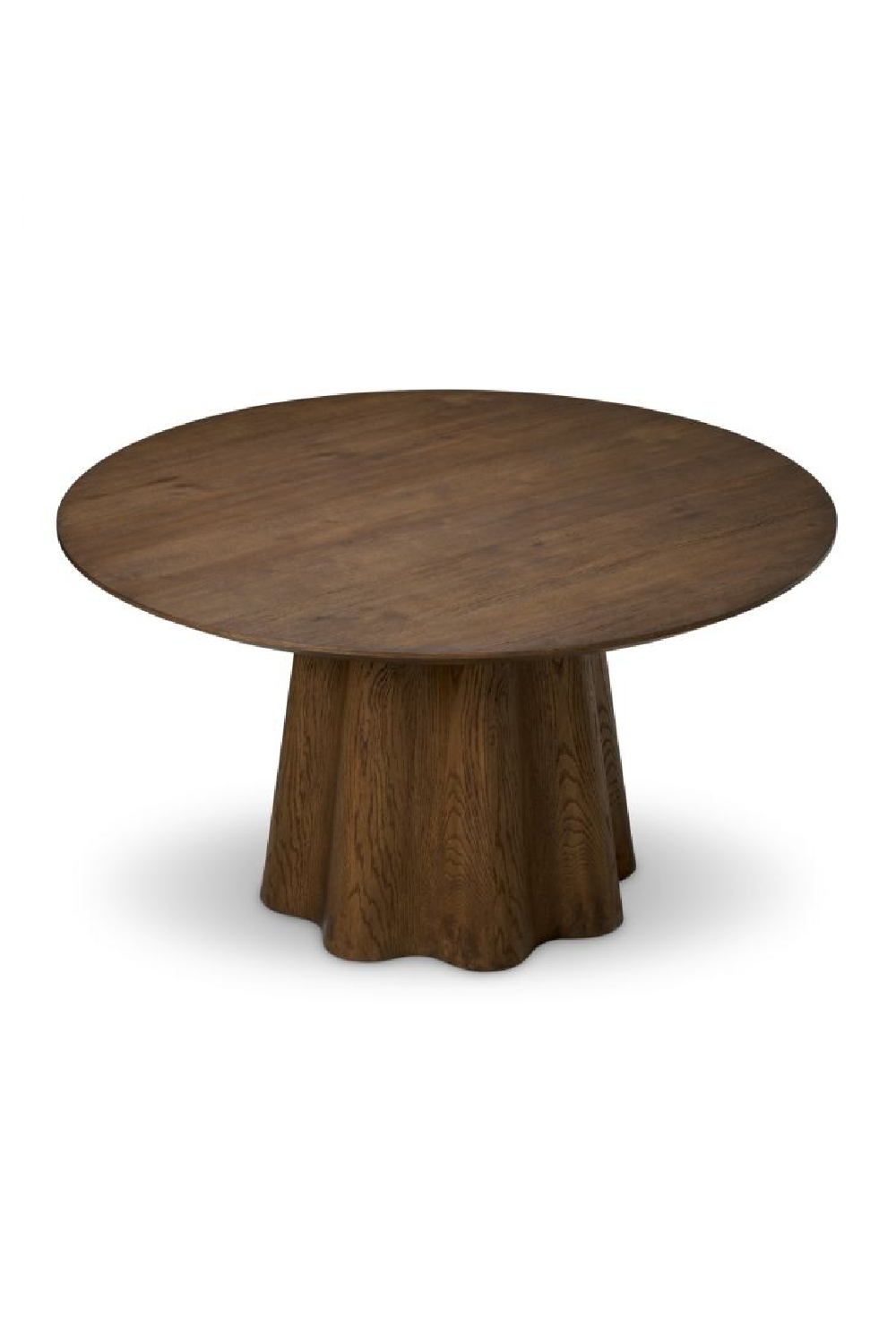 Oak Veneer Column Dining Table | The Met x Eichholtz | Oroa.com