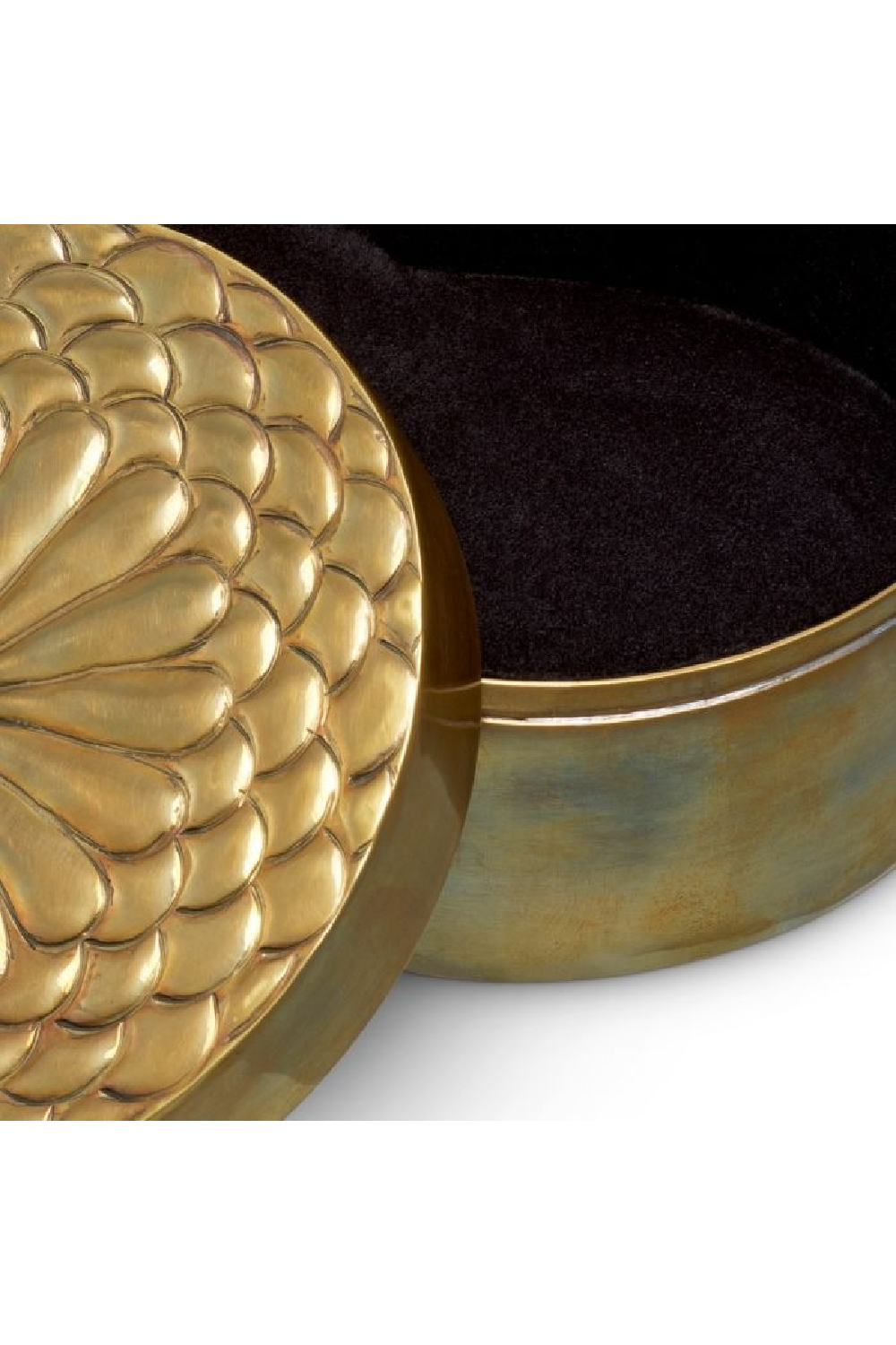 Engraved Antique Brass Box | The Met x Eichholtz Meiji | Oroa.com