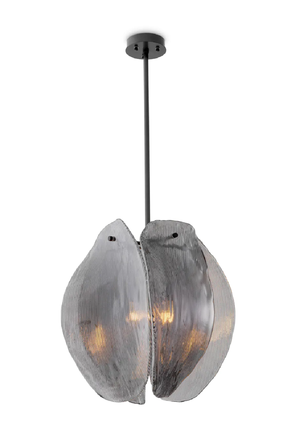 Smoked Glass Chandelier | Met x Eichholtz Hibis | Oroa.com