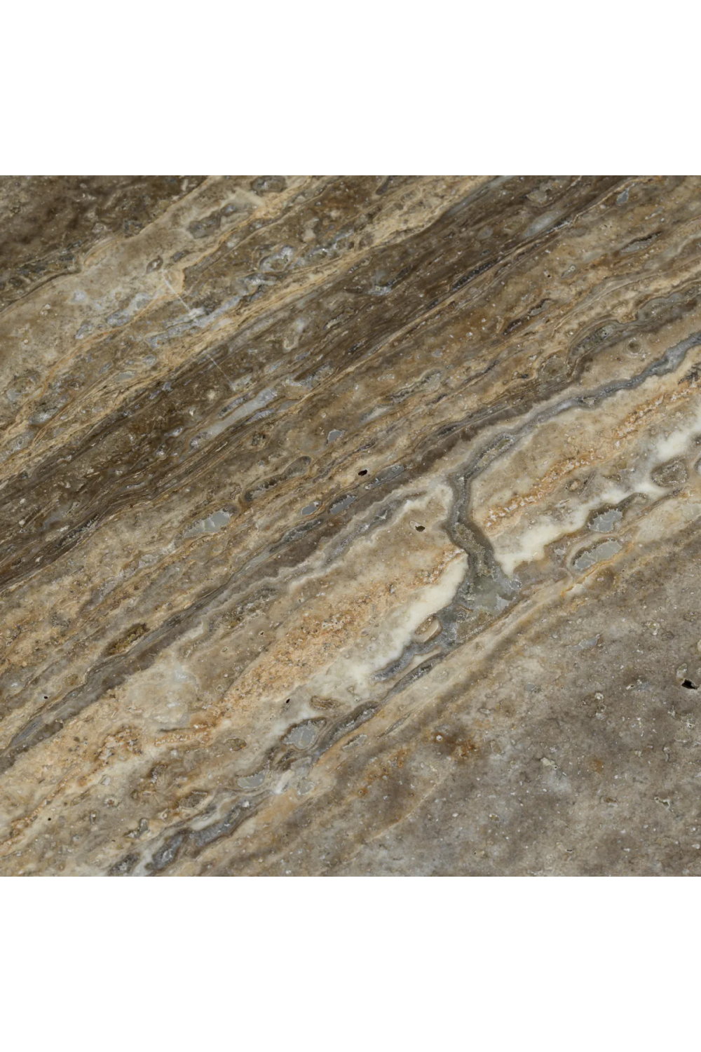 Round Travertine Dining Table | Met x Eichholtz Florence | Oroa.com