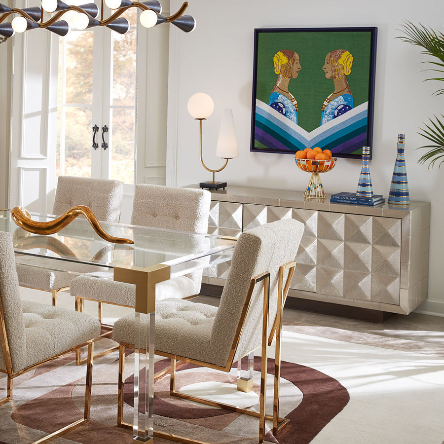 Clear Acrylic Dining Table | Jonathan Adler Jacques