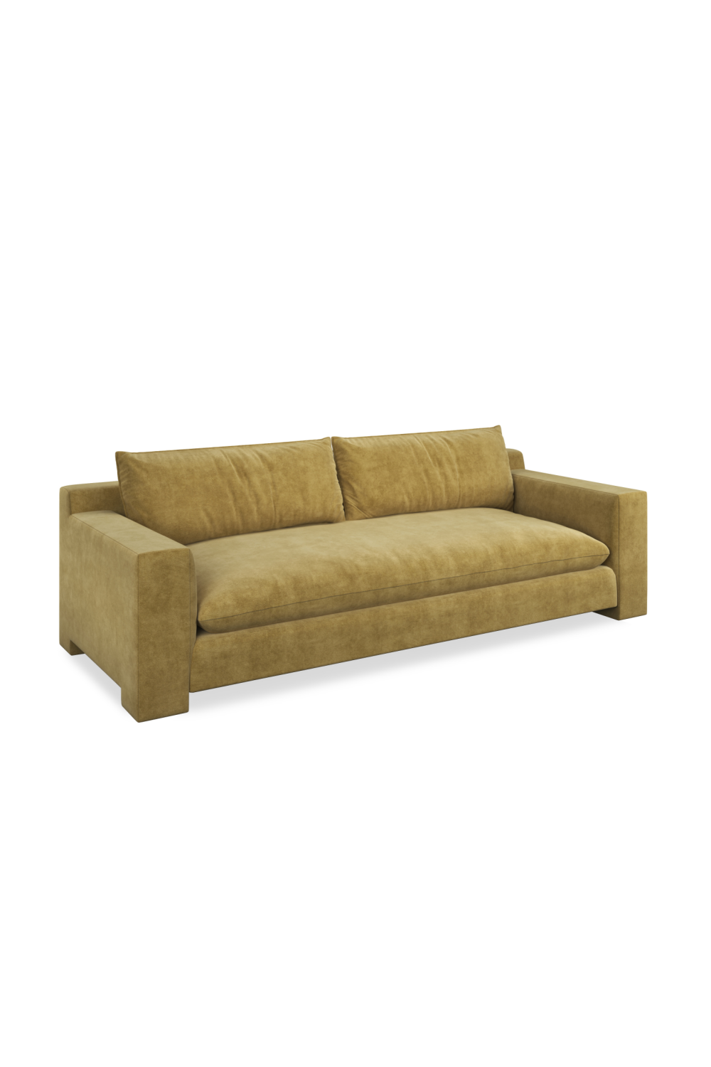 Brown Velvet Sofa | Caracole Devon | Oroa.com