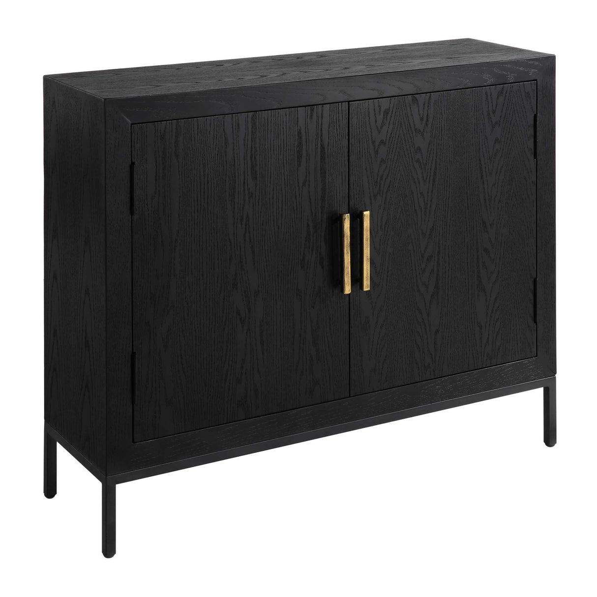 2-Door Oak Veneer Cabinet | Oroa.com